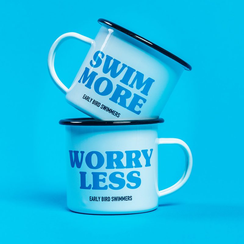 swim more mug